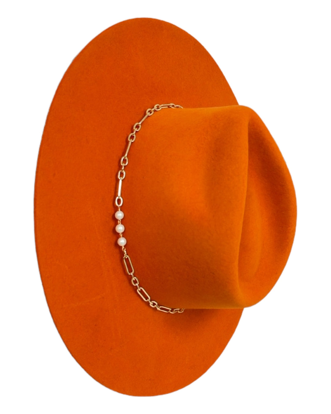 ORANGE WOOL FELT